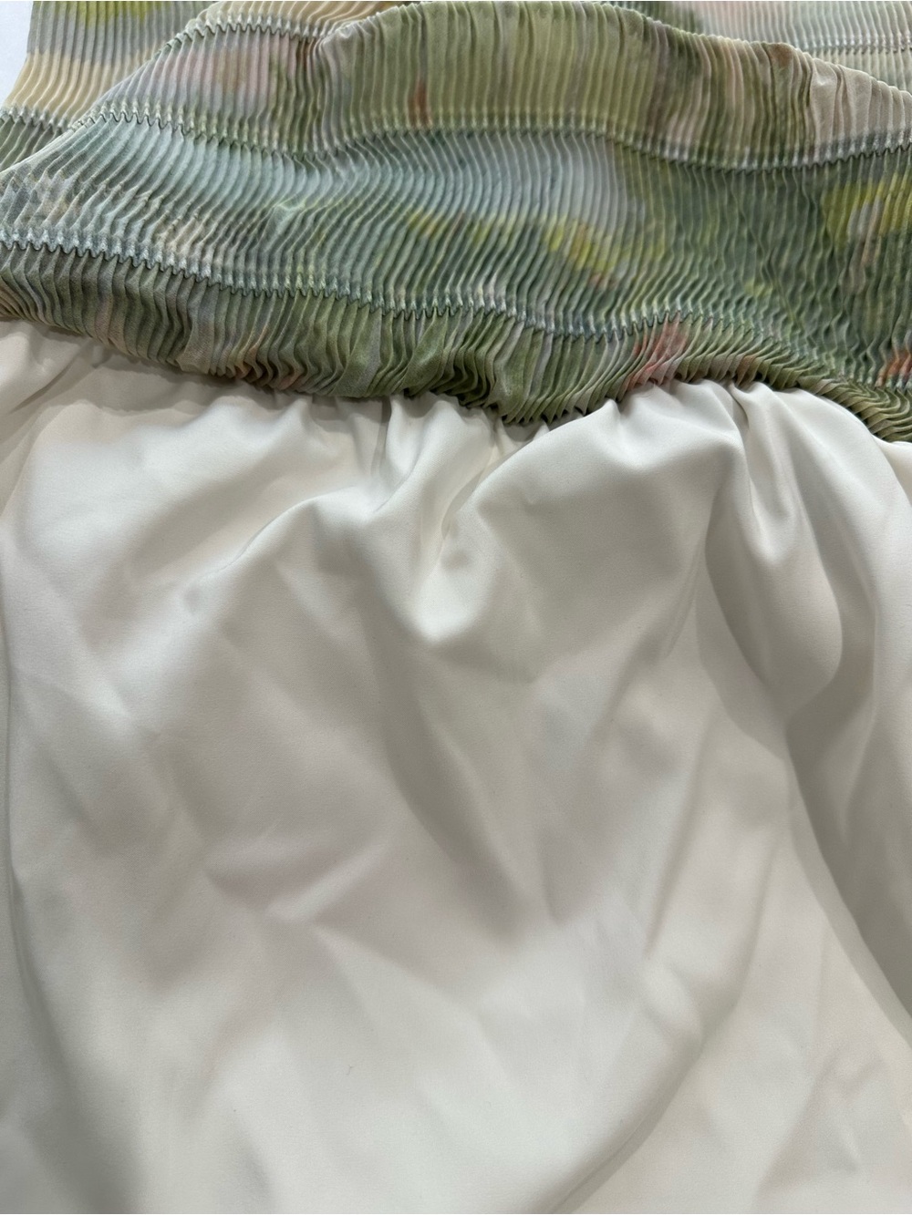 Lafayette 148 New York Pastel Scenic Pleated Maxi Skirt Sz M-L - Picture 7 of 15